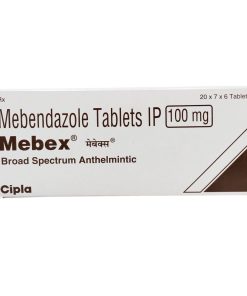 Mebendazole 100 Mg (Mebex 100)
