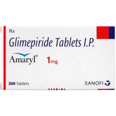 Glimepiride 1 Mg Tablets (Amaryl)