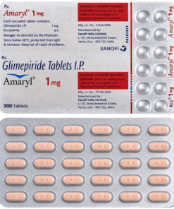 Alternative view of Glimepiride 1 Mg Tablets (Amaryl)