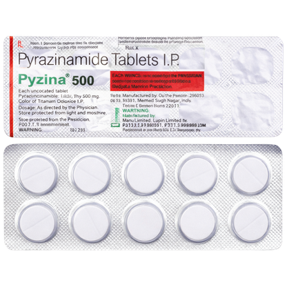 Pyrazinamide 500 Mg Tablets (Pyzina) - Image 3
