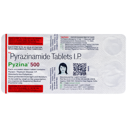 Pyrazinamide 500 Mg Tablets (Pyzina) - Image 2