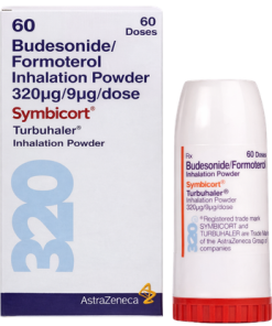 Budesonide/Formoterol 320mcg/9mcg (Symbicort)